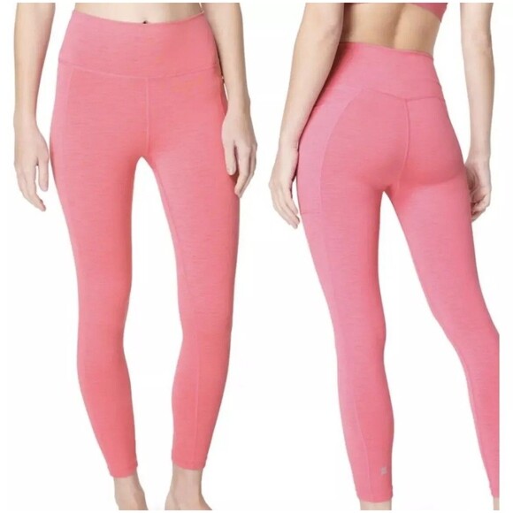 Sweaty Betty Super Sculpt Pocket 7/8 Yoga Leggings in Camellia Pink Sz 4-6 NWT - Picture 1 of 11